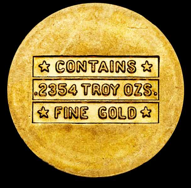 Saudi Arabia Gold Disc 1947 (r)