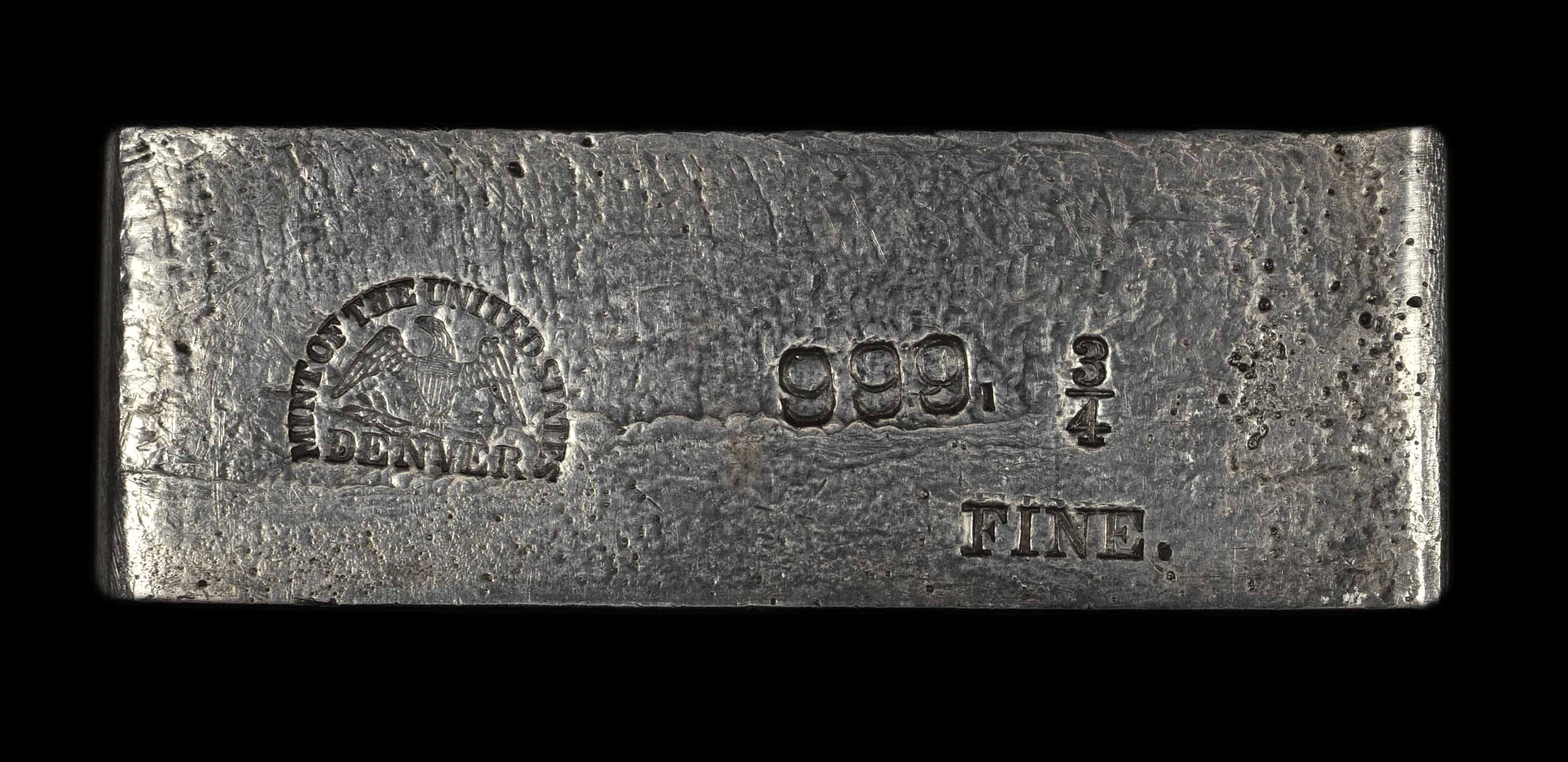 Undated U.S. Mint Denver 11.64 ozs (o) Undated U.S. Mint Denver 11.64 ozs (o)