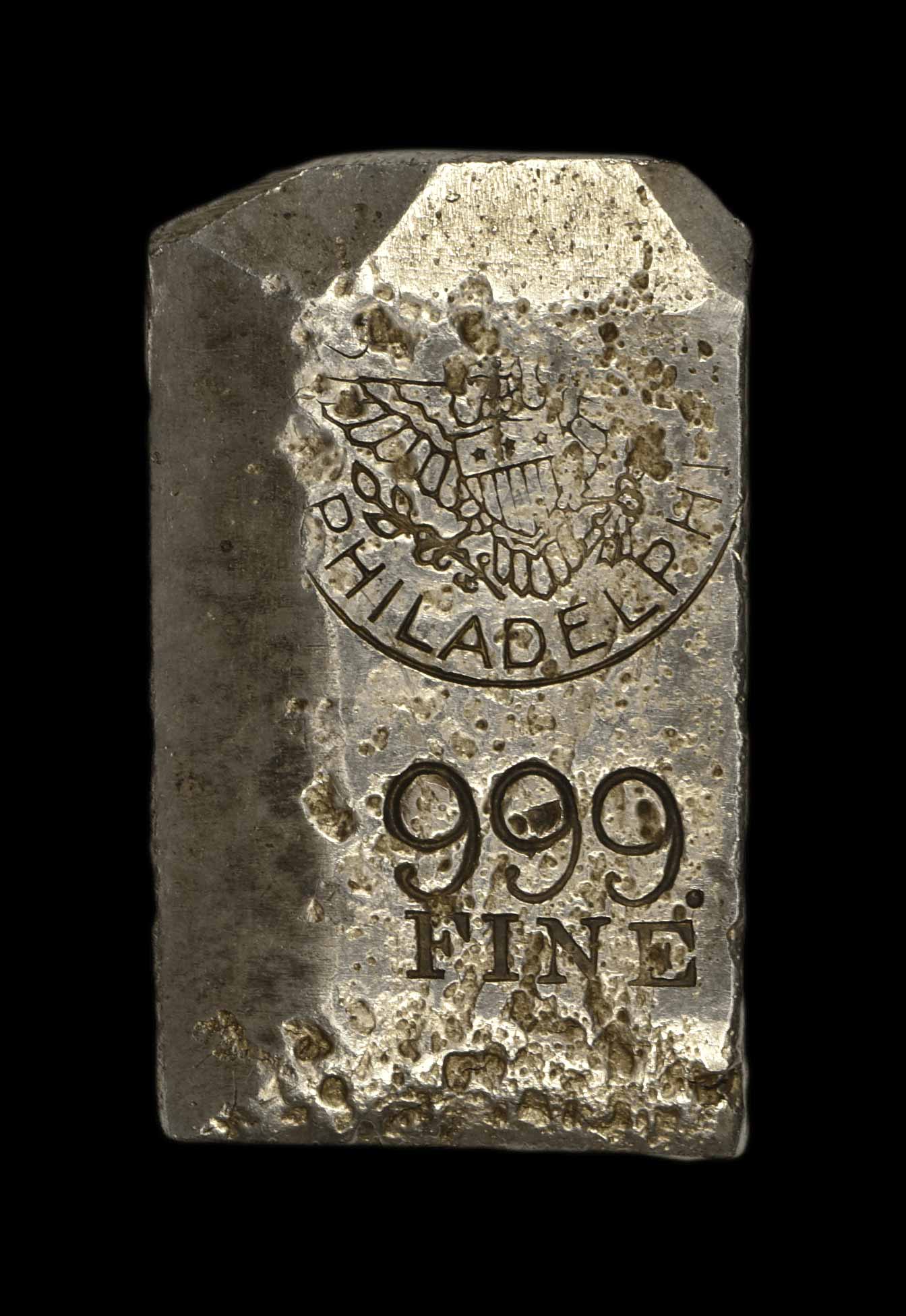 Undated U.S. Mint Philadelphia No. 9 , 9.94 ozs (o) Undated U.S. Mint Philadelphia No. 9 , 9.94 ozs (o)