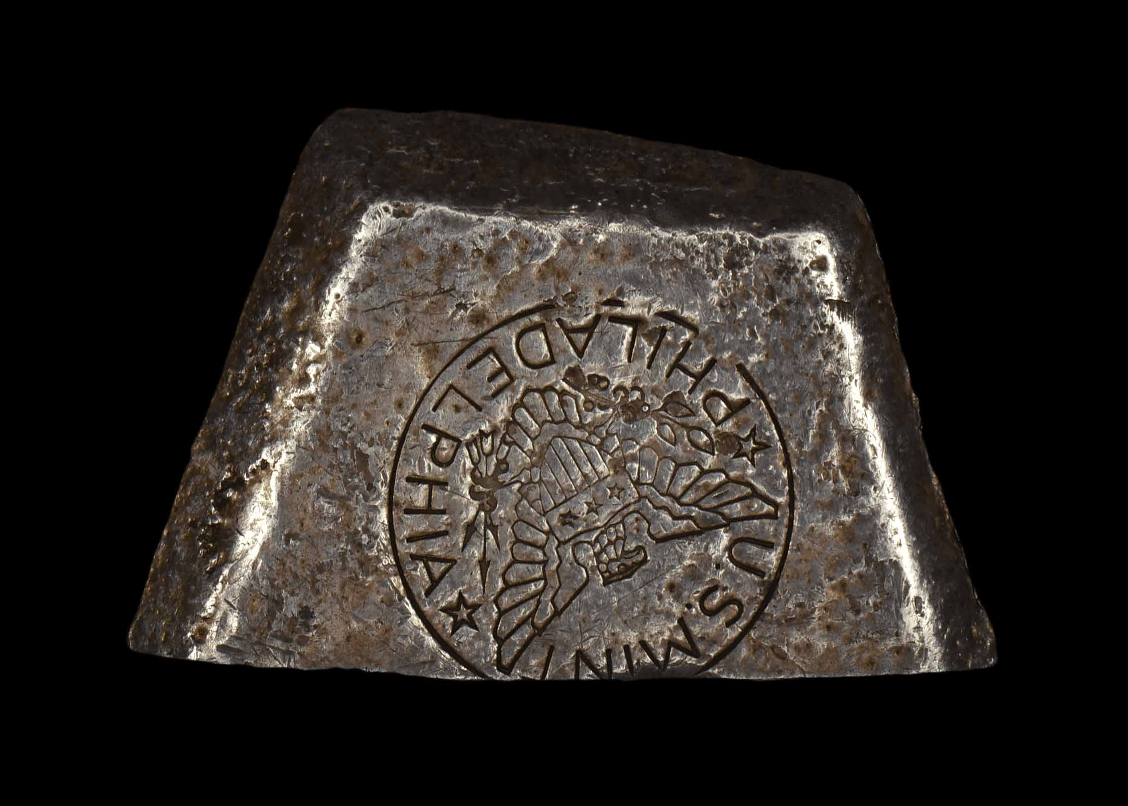 Undated U.S. Mint Philadelphia Hallmark Fragment (o) Undated U.S. Mint Philadelphia Hallmark Fragment (o)